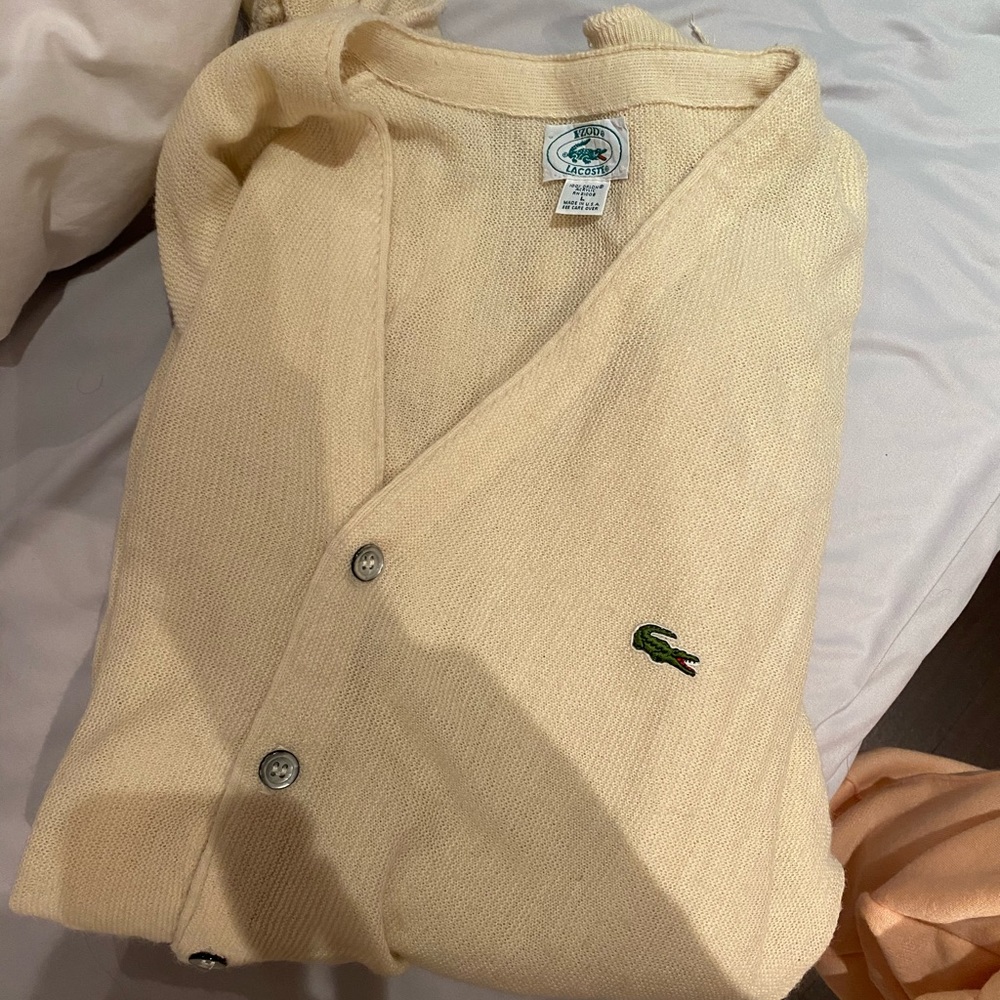 COPY - Beige Lacoste cardigan